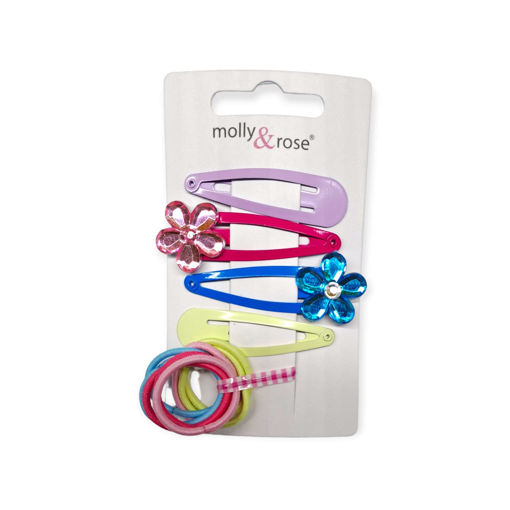 Picture of MOLLY&ROSE  FOUR CLIPS& ELASTICS SET
